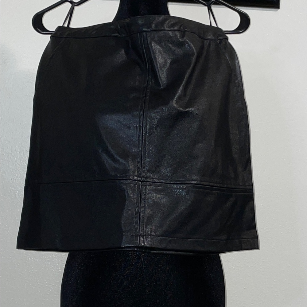Petal & Pup Black Mini Skirt